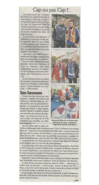 2010 Cap sur Le Cap