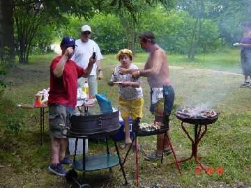 Barbecue en 2003 à la Forêt de Haye