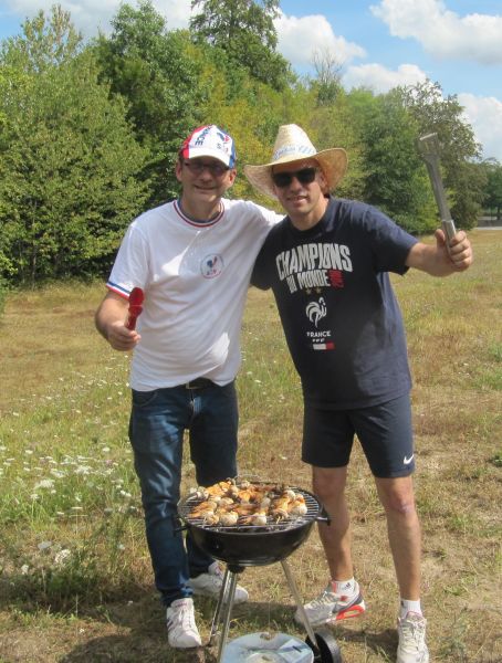 Un des barbecues du SCF
